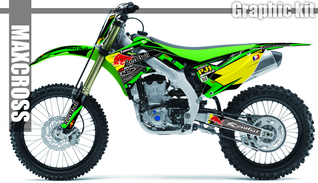 KAWASAKI KX250F KX450F 2012-2016' REDBULL STYLE
